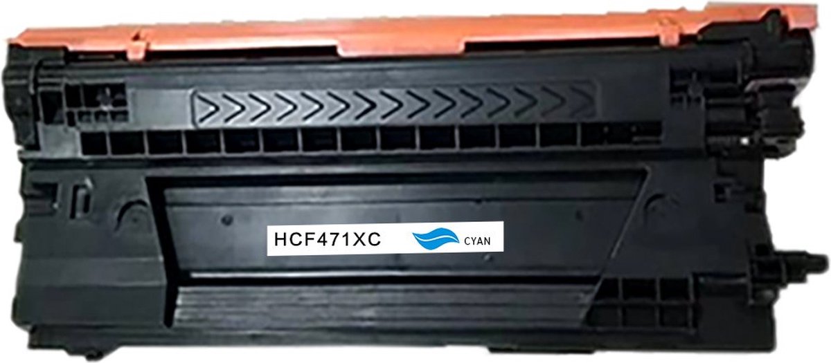 HP CF471X (657X) Cyaan Toner Cartridge - 23000 Pagina's Huismerk Compatible - HP Color LaserJet Enterprise Flow MFP M681z M682z M681dh M681f - CF471X compatible CF471X alternatief - HP 657X - HP inktcartridge