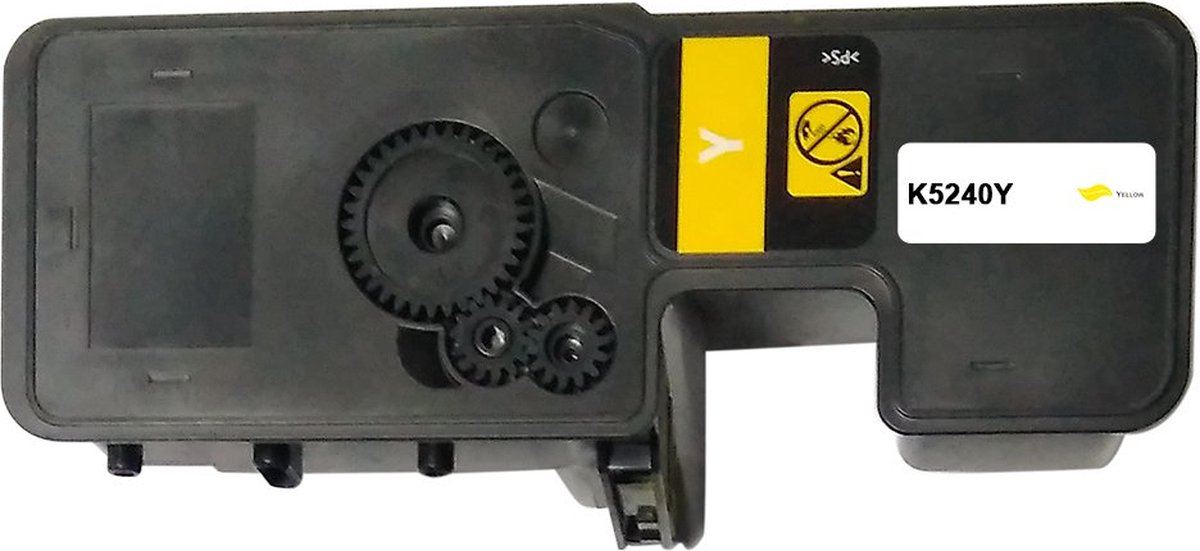 Kyocera TK-5240Y - Toner Geel - 3000 pagina's - Huismerk Compatible - Geschikt voor Kyocera Ecosys M5026cdw - K5240Y alternatief - Kyocera toner