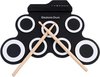 foto van Elektrisch Drumstel - Drumset - Digitaal Drumstel - Drumpad - Drumstel met Drumstokken en Voetpedalen - Drumstel Voor Volwassenen