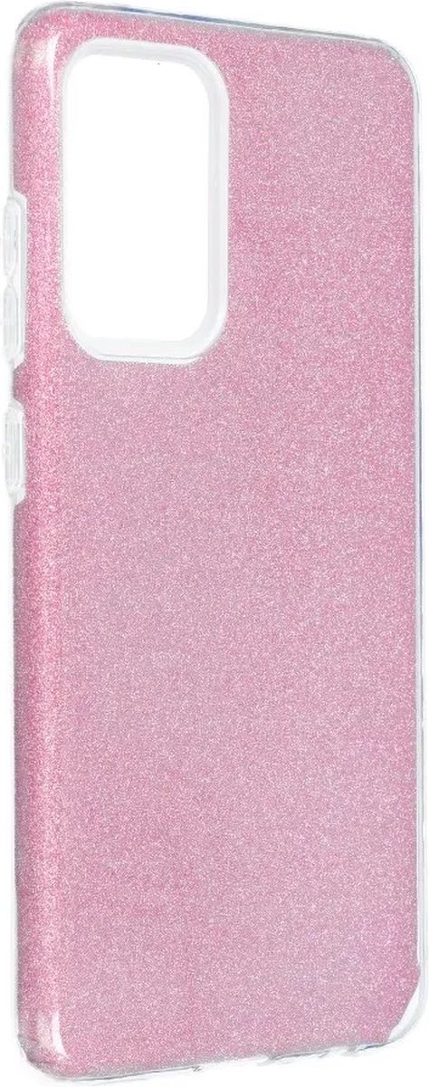 Glanzende Glitter Back Cover hoesje Samsung Galaxy A53 - Roze