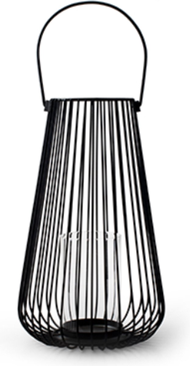 Lantaarn Cosi zwart H31,5 D19 CM