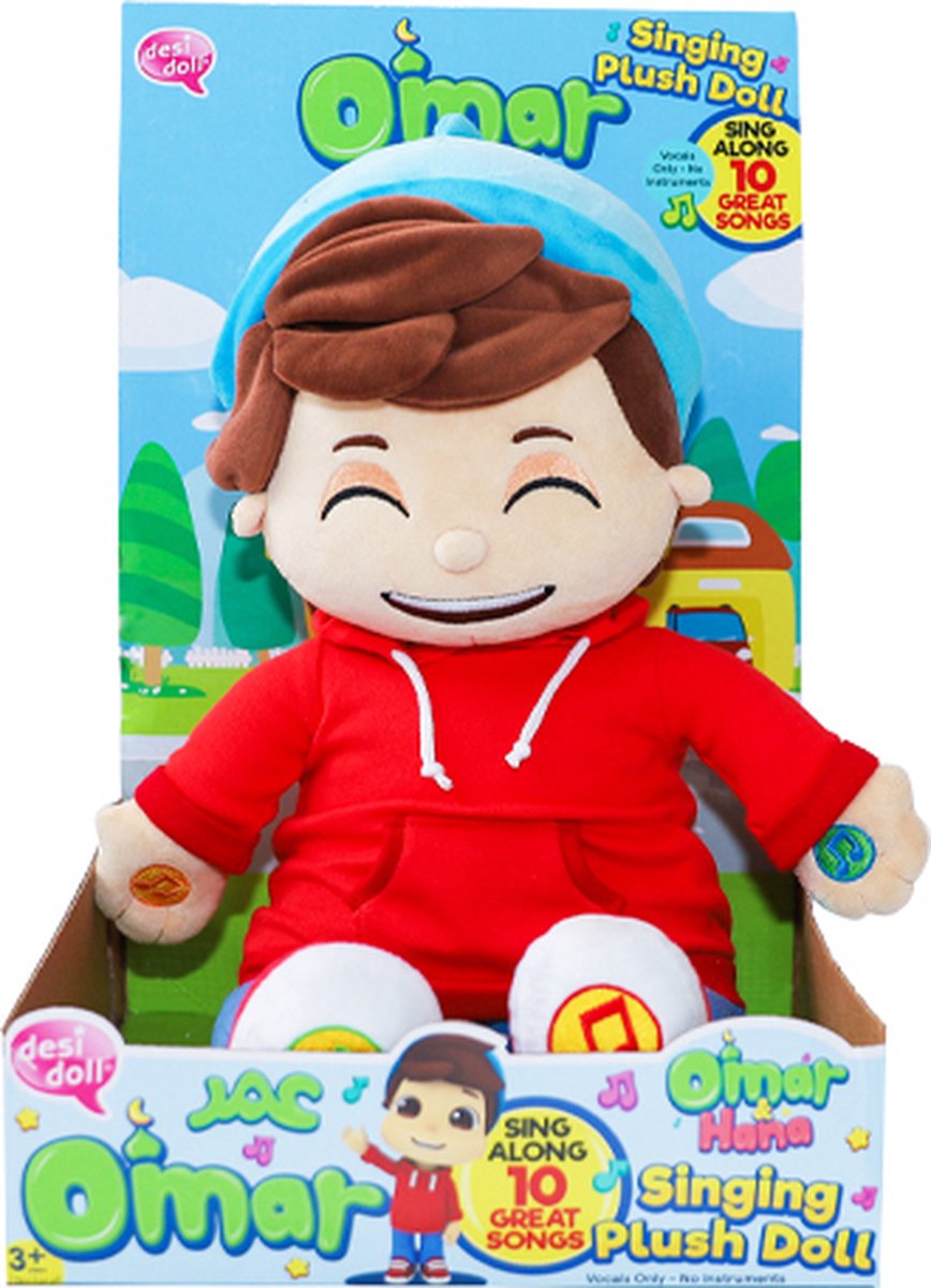 Omar singing plush doll "Omar&Hana" sing along 10 great songs bol