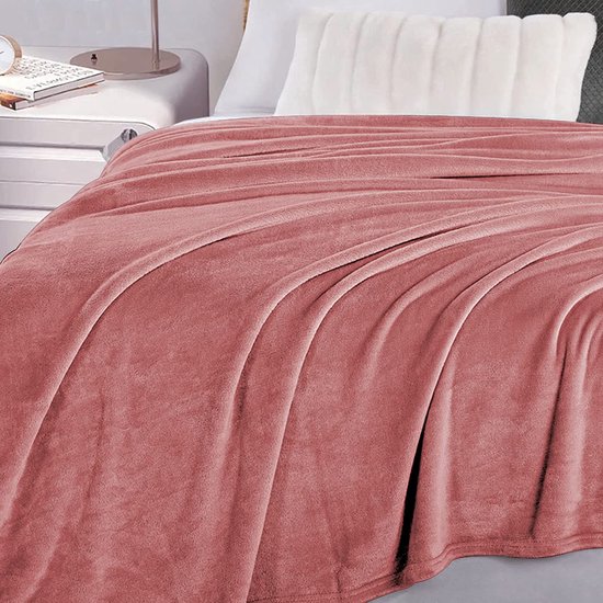 Fleece Plaid Fleece Fleecedeken Fluffy Deken Knuffeldeken Bankdeken bol