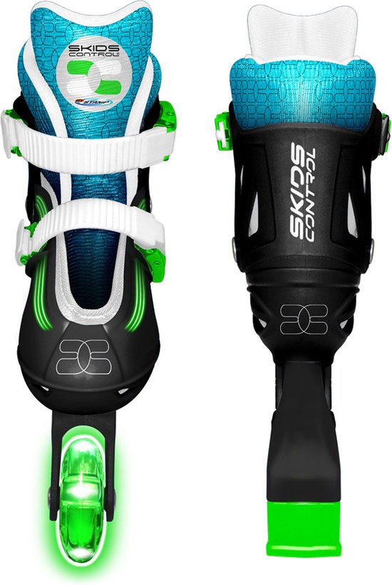 patins à roues alignées contrôle des patins de tampon avec roues luminescentes