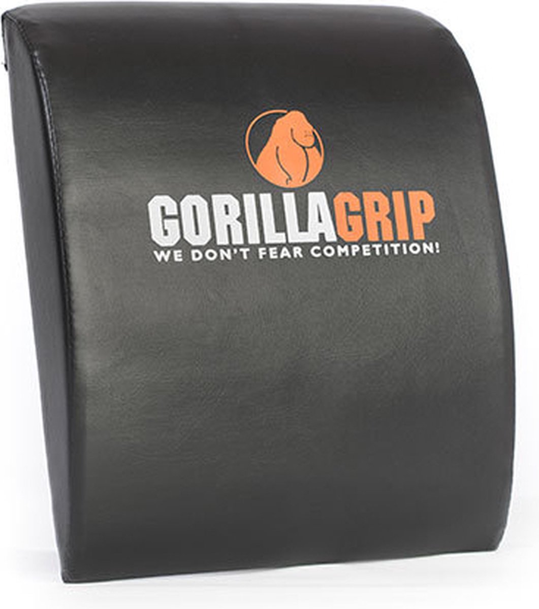 GorillaGrip Buikspier Mat - Fitness - Zwart