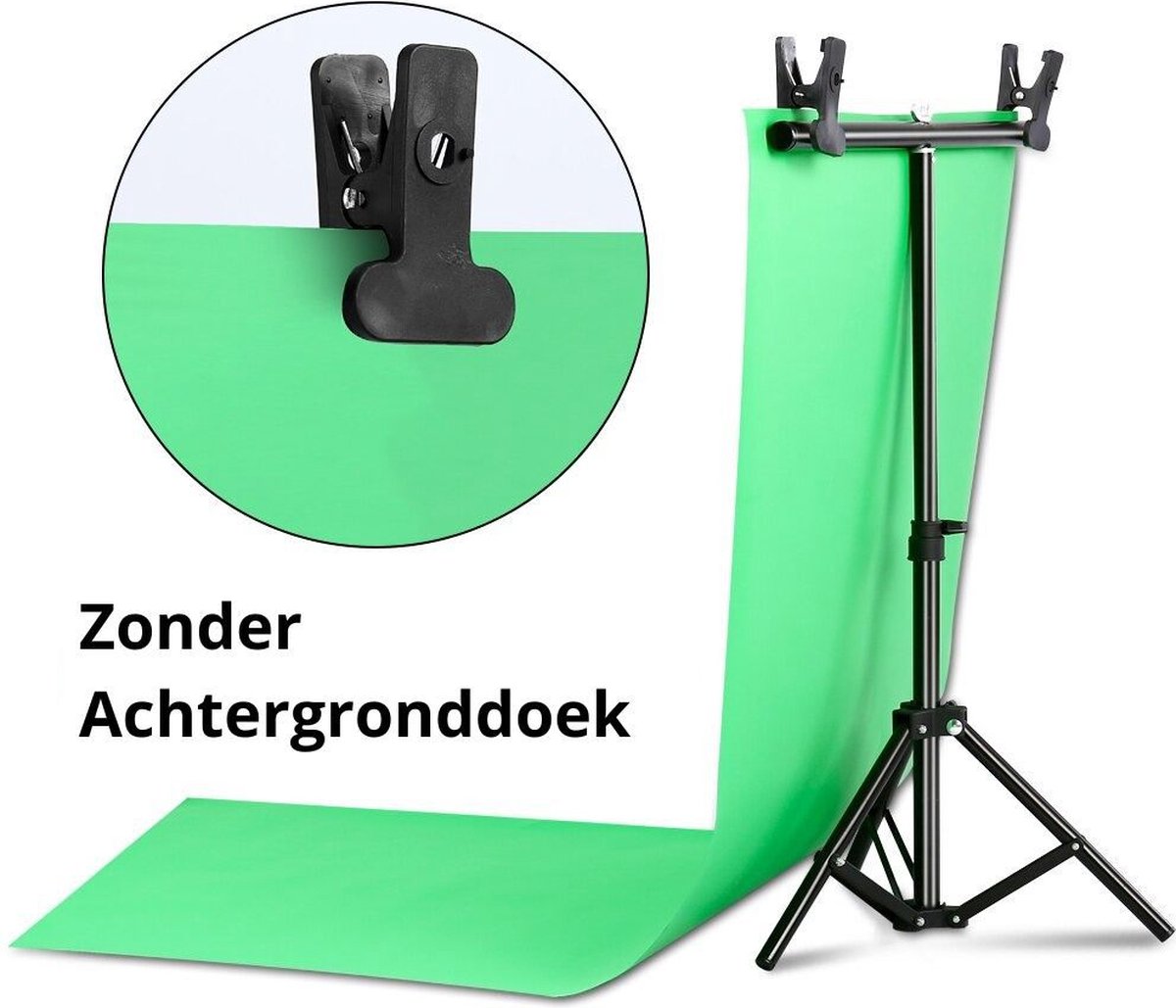 Greenscreen Statief I Studio Statief I Green Screen Standaard I RVS