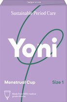 Yoni 100% Medische silicone Menstruatiecup - Maat 1