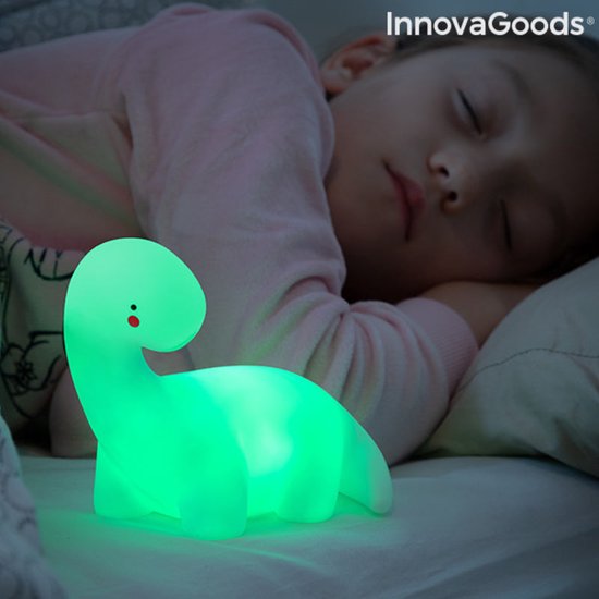 Dinosaurus Veelkleurige LED-lamp Lightosaurus InnovaGoods van Merkloos — afbeelding 3