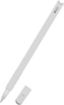Peachy Beschermhoes Extra Grip van Siliconen voor Apple Pencil 2 - Wit