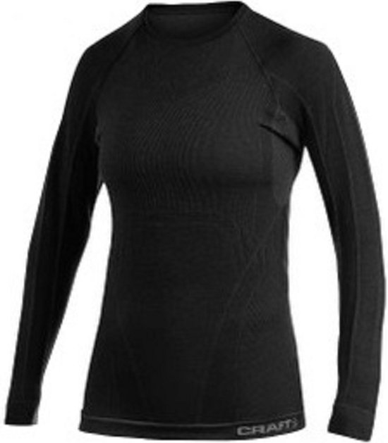Craft - Warm Wool Longsleeve - Thermoshirt  - Dames - Zwart - Maat L