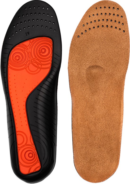 Bama Balance Comfort voetbed, premium binnenzool, inlegzolen voor meer comfort bij elke stap, unisex, bruin - 45