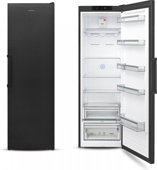 Vestfrost VR-FF375-2H0D - Vrijstaande koelkast 390 L - Black RVS