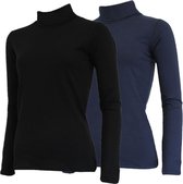 2-Pack Campri Skipully - Wintersportpully - Dames - Black/Navy (919) - maat 3XL