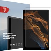 Rosso Tempered Glass Screen Protector Geschikt voor Samsung Galaxy Tab S8 Ultra | Beschermlaag | Glasplaatje | 9H Hardheid | Gehard Glas | Beschermglas