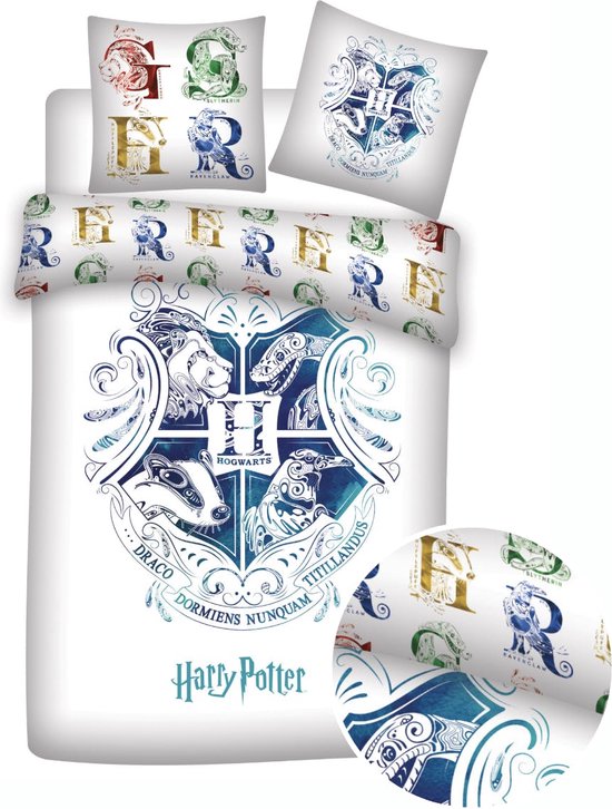 Housse de couette Harry Potter - Double - 200 x 200 cm - Katoen