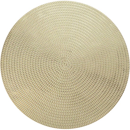 Placemat Thora 38cm diameter gold