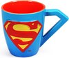 DC Comics - Superman Logo - 3D Mok - Rood en Blauw - 300ml