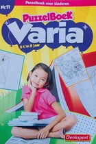 Denksport 11 Varia voor kinderen 6-8 jaar - Denksport junior - Puzzelboek - Kleurboek - Puzzels kinderen - Puzzelboek kinderen - Puzzel - Puzzelboekje - Denksport puzzelboekjes - Woordzoeker