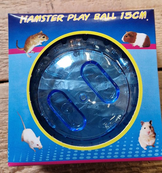 hamsterbal blauw 15cm