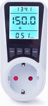 SEC24 KWH230 Energiemeter met Led verlicht display - Verbruiksmeter - Stroomverbruik meter - Elektriciteitsmeter - Energie besparen - voor het meten van Watt/Ampère/Voltage/KWH