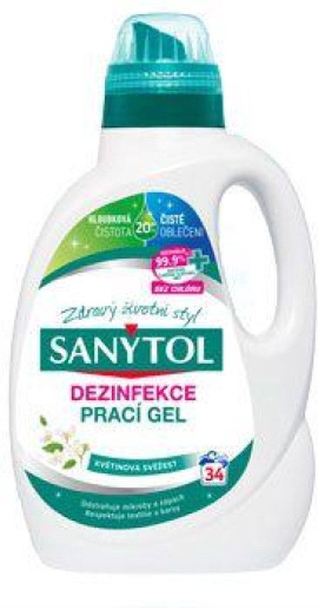 SANYTOL Floral Desinfectant Geconcentreerd Vloeibaar Wasmiddel 2 x 1,7L