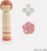 Cohana Kokeshi Doll speldenkussen set roze