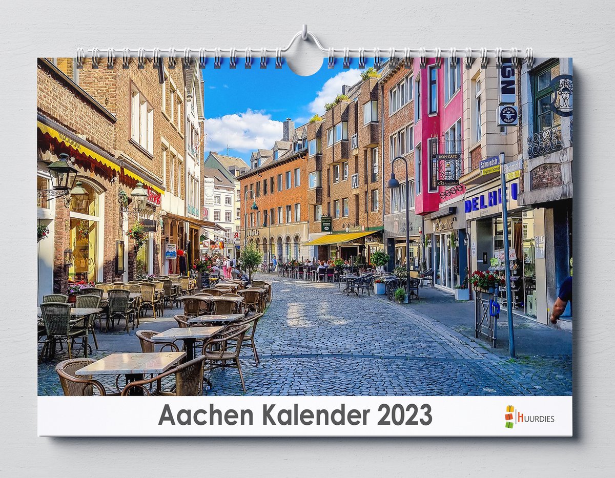 Aachen kalender 2023 | 35x24 cm | jaarkalender 2023 | Wandkalender 2023