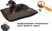 Bodyguard Elegant -  Hondenkussen -  bruin - 65x50 cm - Maat S