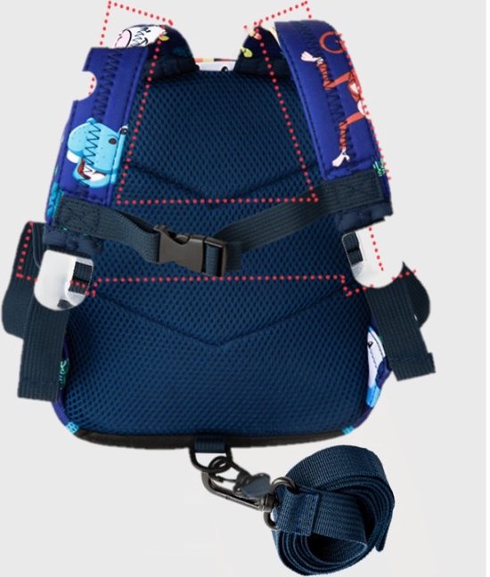 Dinosaurus Tas Jongenstas met Dinosaurusmotief Stoere Dino Tas Kinder Rugzak. bol