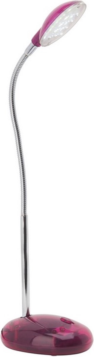 Brilliant Timmi 2W LED A+ Roze, Transparant tafellamp