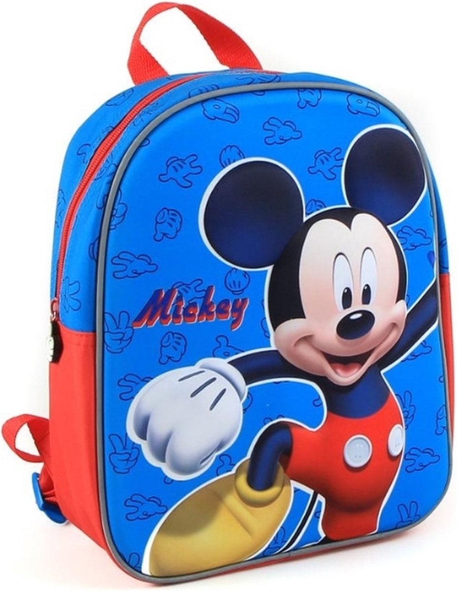Mickey Mouse Kinder Rugzak - Schooltas - Kinder Rugtas Mickey - Kleine Rugtas