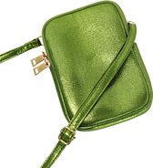 Green Phone bag Metallic - Festival bag - Sac pour téléphone portable - Sacs à bandoulière - Vert