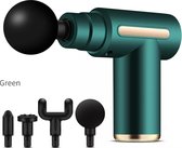 Bol.com Quickstuff - Massage Gun - Green - met opzetstukken en hard case aanbieding