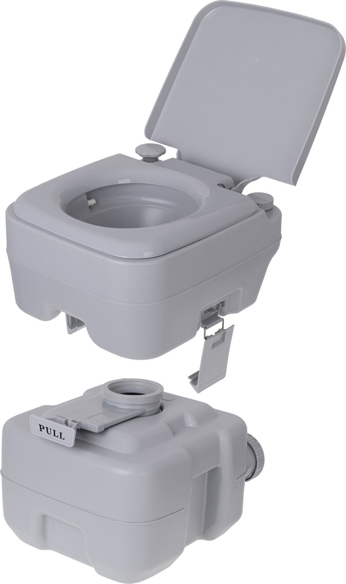 Toilette Portable 20L pour Camping-Car, WC avec Chasse d'Eau 13L Camry  CAMRY