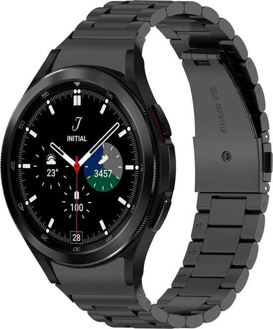 By Qubix Samsung Galaxy Watch 4 Classic bandje 42mm 46mm Stalen