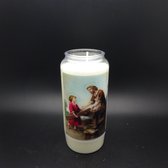 Bougie de neuvaine Holy Man 013 - Brûleur 6 jours (5 pièces)