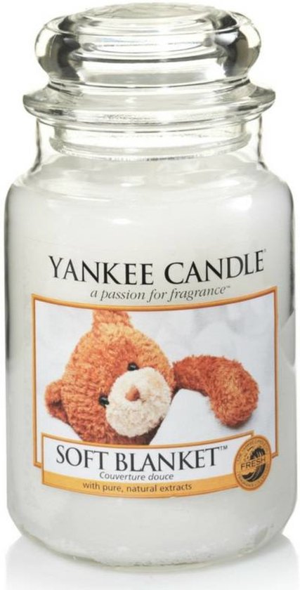Yankee Candle - Blanket souple grand pot - Durée de combustion : jusqu'à 150 heures