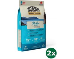 2x11,4 kg Acana highest protein pacifica dog hondenvoer