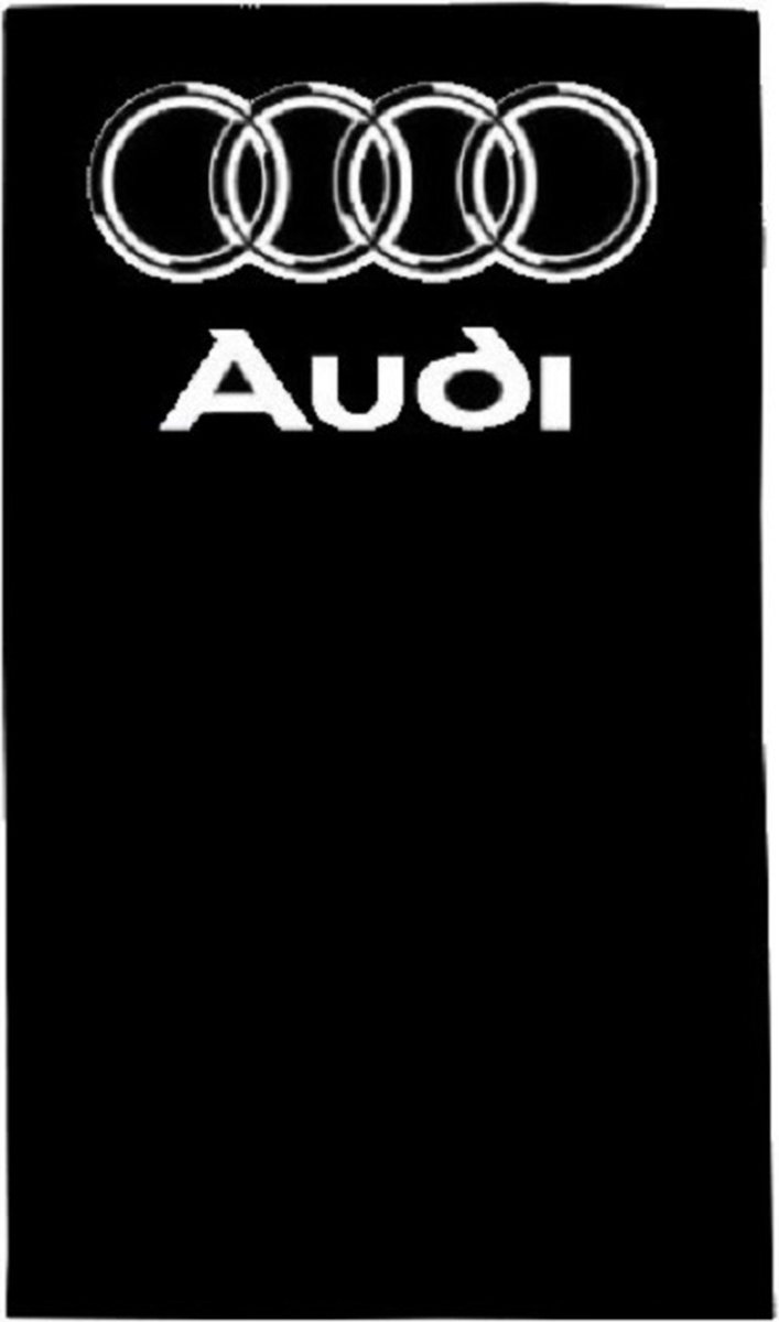 handdoek met Audi logo - zwart - Audi