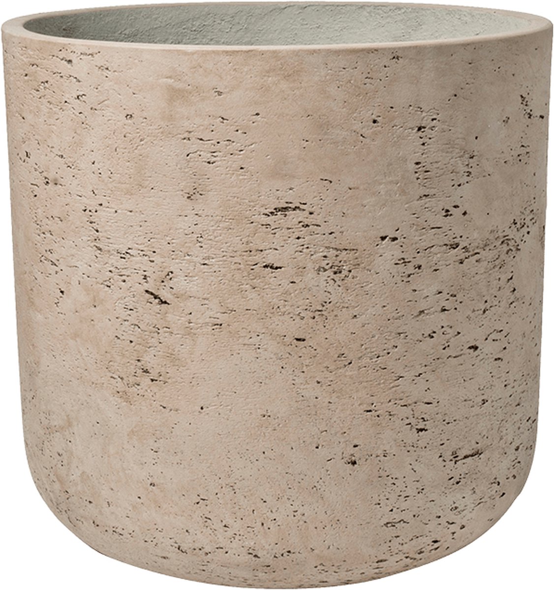 Bloempot Pottery Pots Ridged Patt High M Light Grey Vertically Ridged 44 X 66 Cm