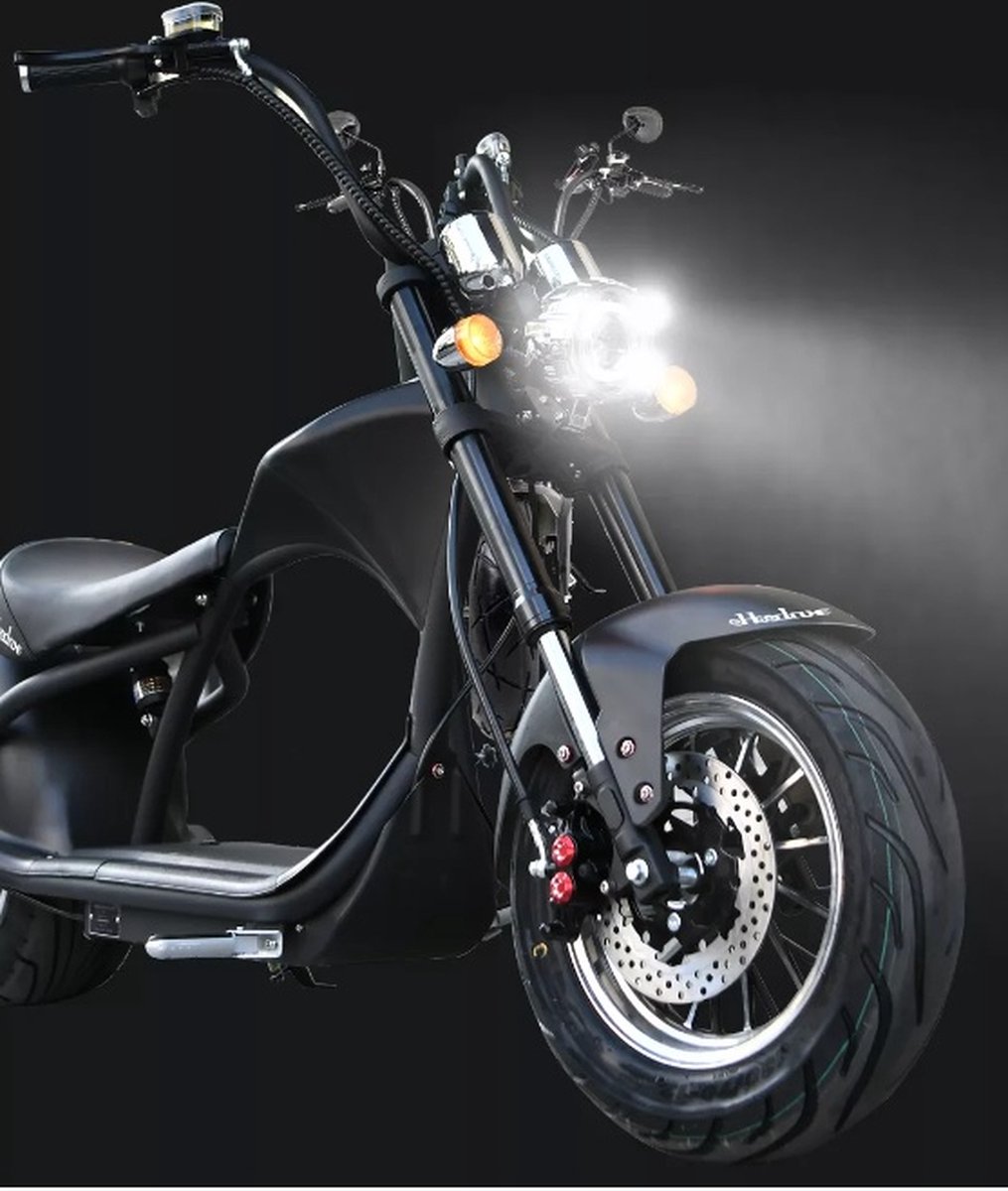 E-Chopper Hoodax M1 60v 30ah accu actieradius 80km | bol.com