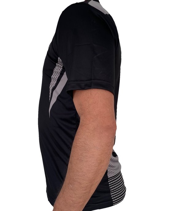 PunchR Dry Tech Training T-Shirt Zwart Grijs - XL