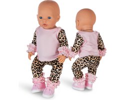 foto van Isa's Friends® - Poppenkleding - Kleertjes geschikt voor o.a. BABY born - 43 cm - Schattig huispak