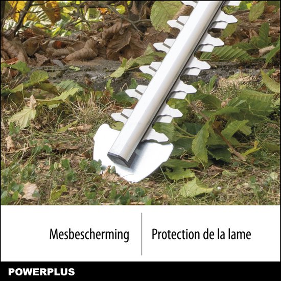 Powerplus POWXG2007 Elektrische heggenschaar - 550W - Snoeien en knippen - Zwaardlengte 525mm - Mesafstand 16mm - Haagschaar voor tuinonderhoud van Powerplus — afbeelding 4