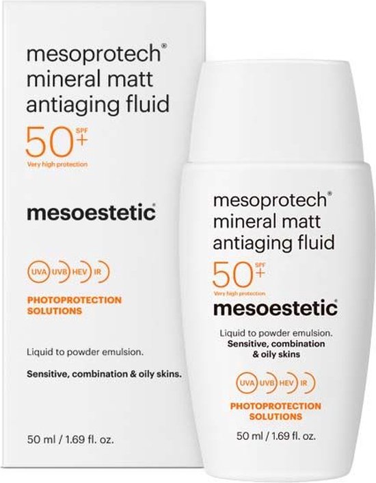 Mesoestetic - Mesoprotech Mineral Matt Antiaging Fluid 50+ 50 ml