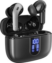 PrimeSound Draadloze Oordopjes - Earbuds - Bluetooth 5.3 - 30 Uur Afspeeltijd - IPX5 Waterdicht - Touch Bediening - Geschikt voor iPhone, Samsung en meer