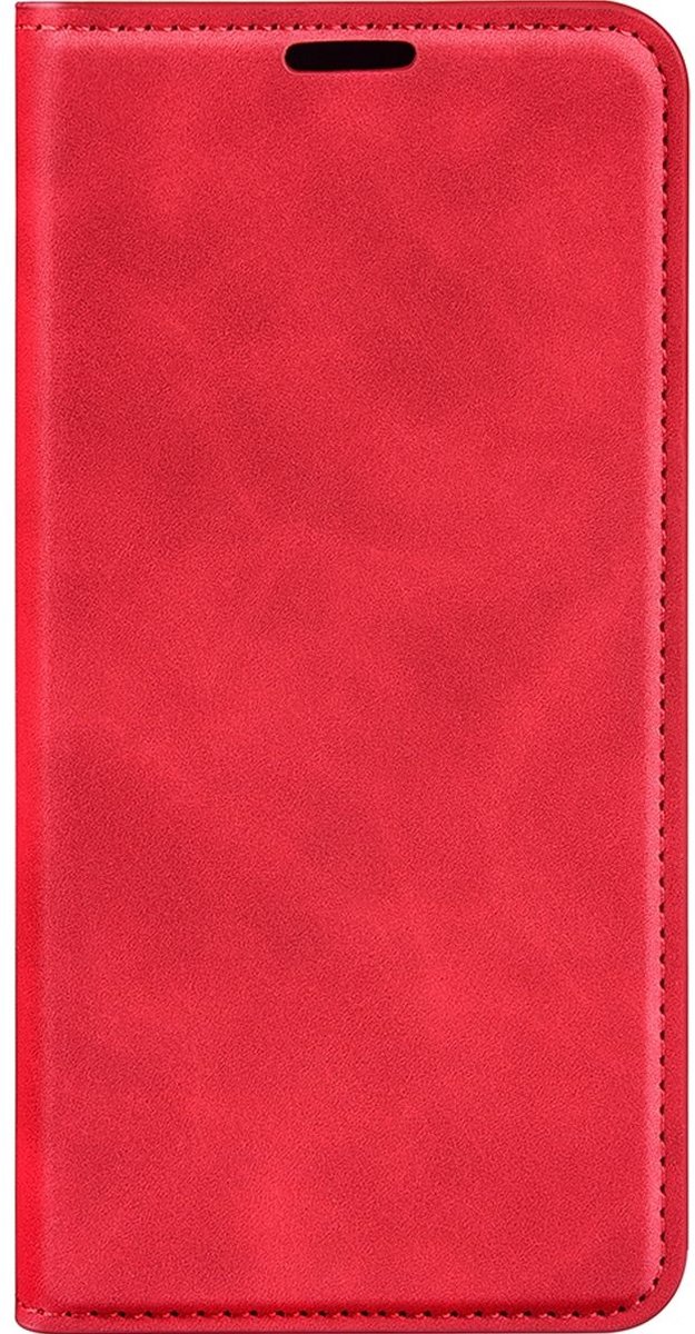 Mobigear Telefoonhoesje geschikt voor OPPO Reno 8 Pro 5G Hoesje | Mobigear Retro Slim Bookcase Portemonnee | Pasjeshouder voor 3 Pasjes | Telefoonhoesje voor Pinpas / OV Kaart / Rijbewijs - Rood