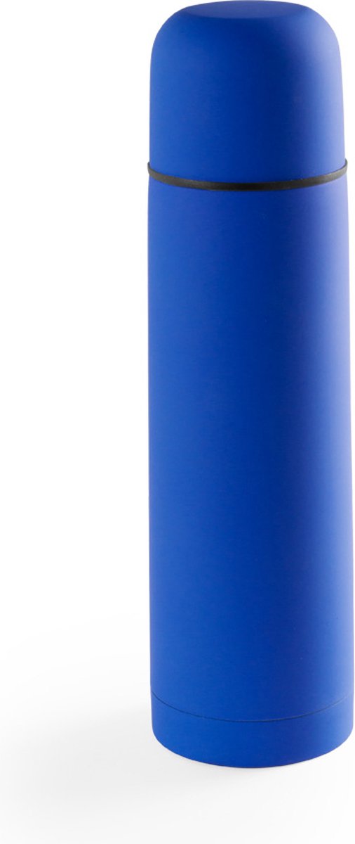 OneTrippel - Thermosbeker - Thermosfles - Waterfles - 500 ml - RVS - Classic - Blauw