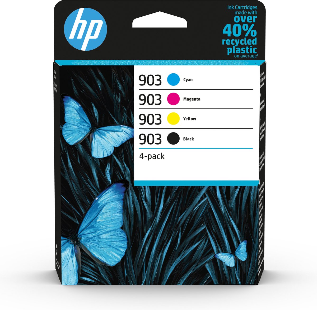 HP 903 (6ZC73AE) Inktcartridge / Zwart / Kleur / Standaard Capaciteit / 4-Pack