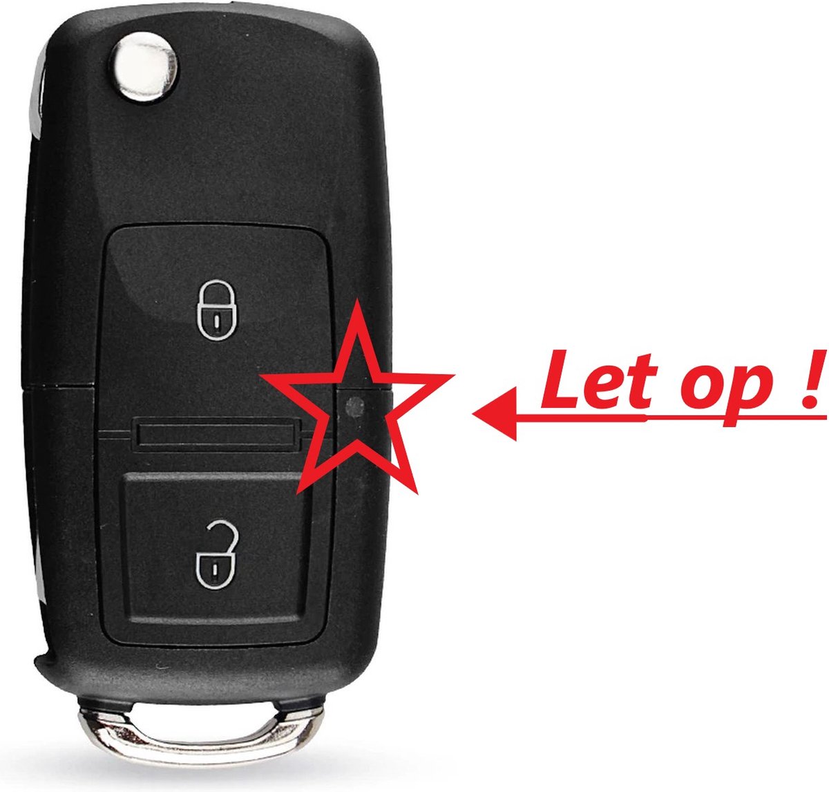 Boîtier de clé de voiture 2 boutons + pile Maxell CR2032 adapté à la clé de  voiture